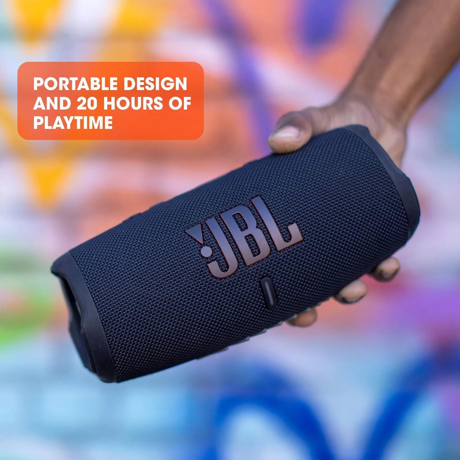 JBL Charge 5 Portable IP67 Waterproof Bluetooth Speaker, Powerbank USB Charge Out, 20H Playtime, JBL Partyboost