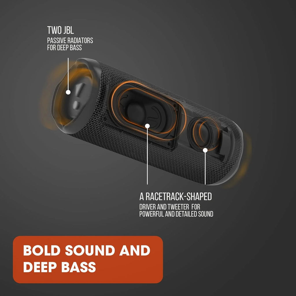 JBL Flip 6 authenticity guaranteed Portable Bluetooth Speaker, Powerful Sound & Deep Bass, IPX7 Waterproof, 12H Playtime, JBL PartyBoost Home Outdoor