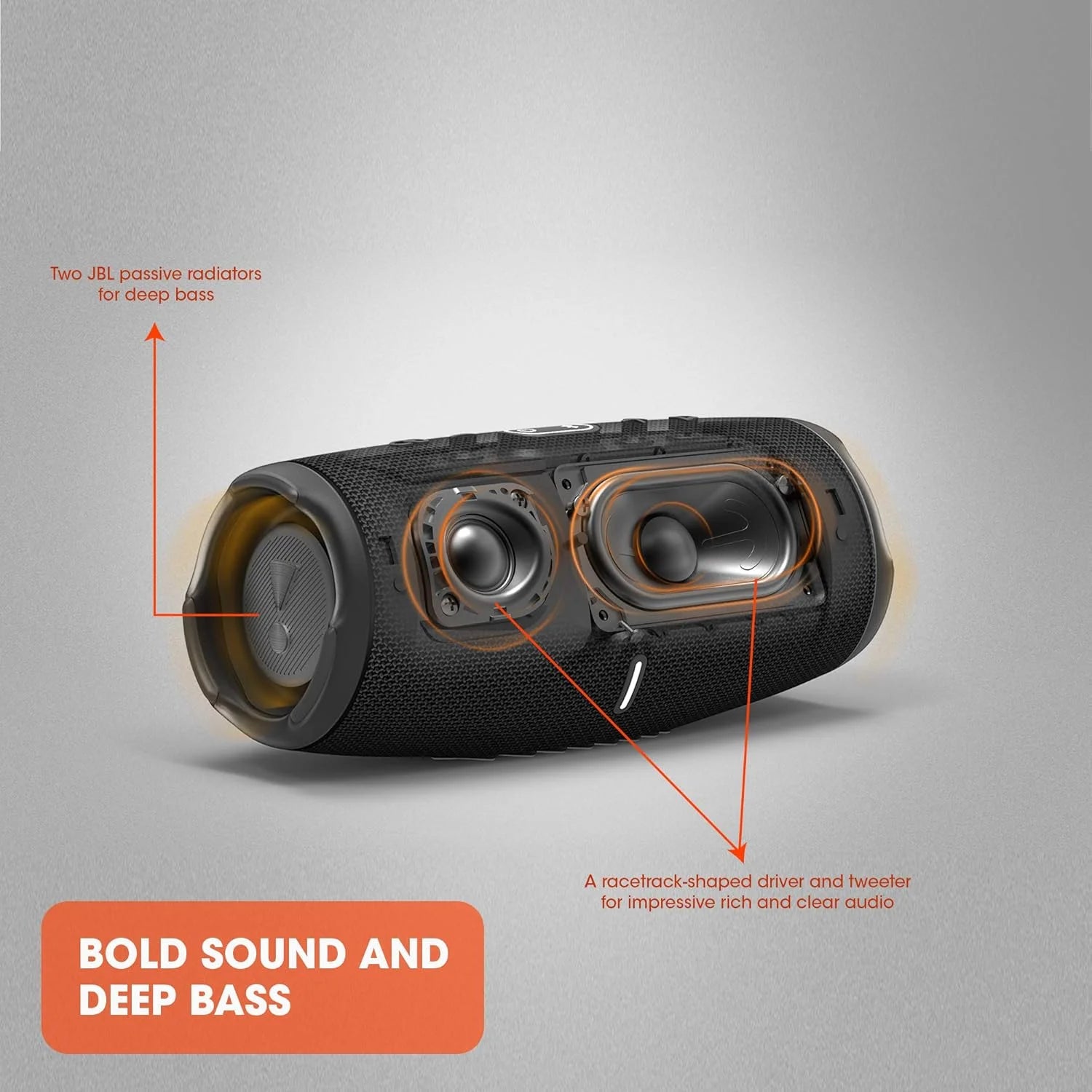 JBL Charge 5 Portable IP67 Waterproof Bluetooth Speaker, Powerbank USB Charge Out, 20H Playtime, JBL Partyboost