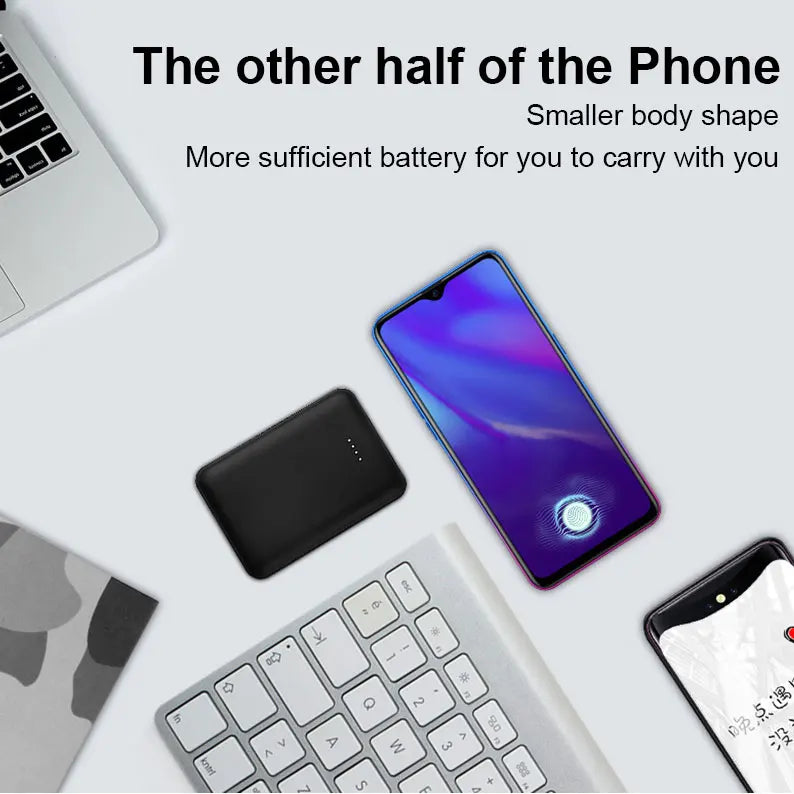 20000mAh Portable Mini Power Bank Charger USB Fast Charging External Battery Pack For Heating Vest Jacket Scarf Socks Gloves