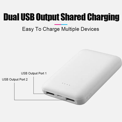 20000mAh Portable Mini Power Bank Charger USB Fast Charging External Battery Pack For Heating Vest Jacket Scarf Socks Gloves