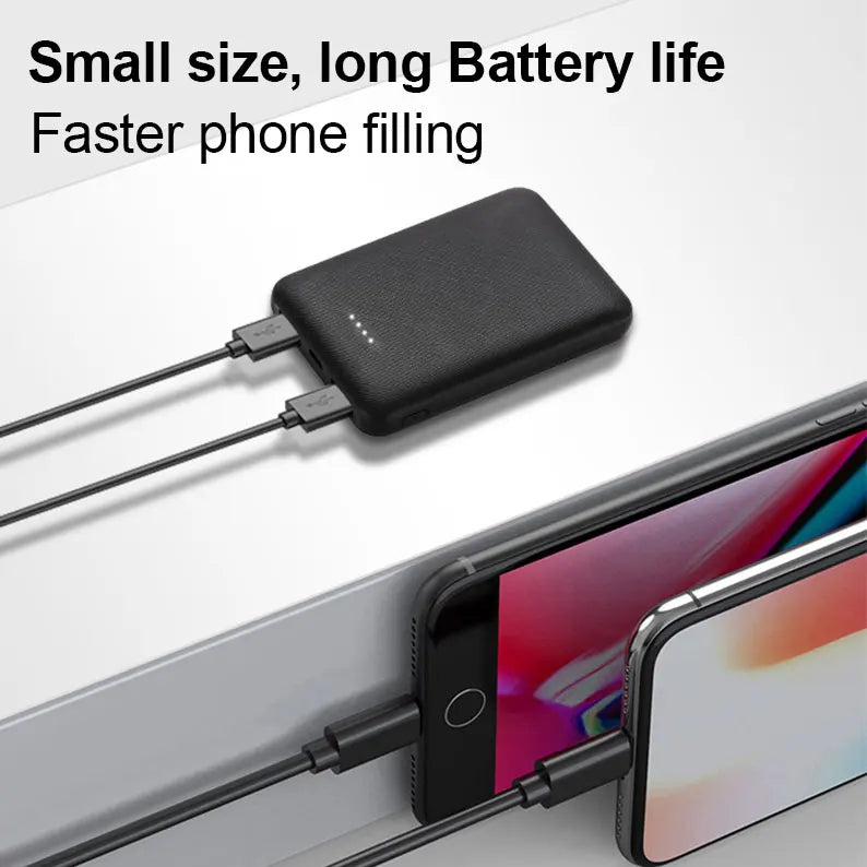 20000mAh Portable Mini Power Bank Charger USB Fast Charging External Battery Pack For Heating Vest Jacket Scarf Socks Gloves