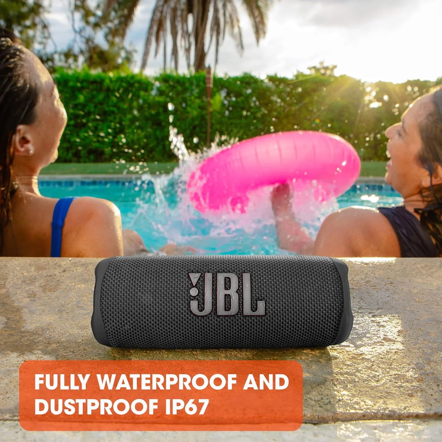 JBL Flip 6 authenticity guaranteed Portable Bluetooth Speaker, Powerful Sound & Deep Bass, IPX7 Waterproof, 12H Playtime, JBL PartyBoost Home Outdoor